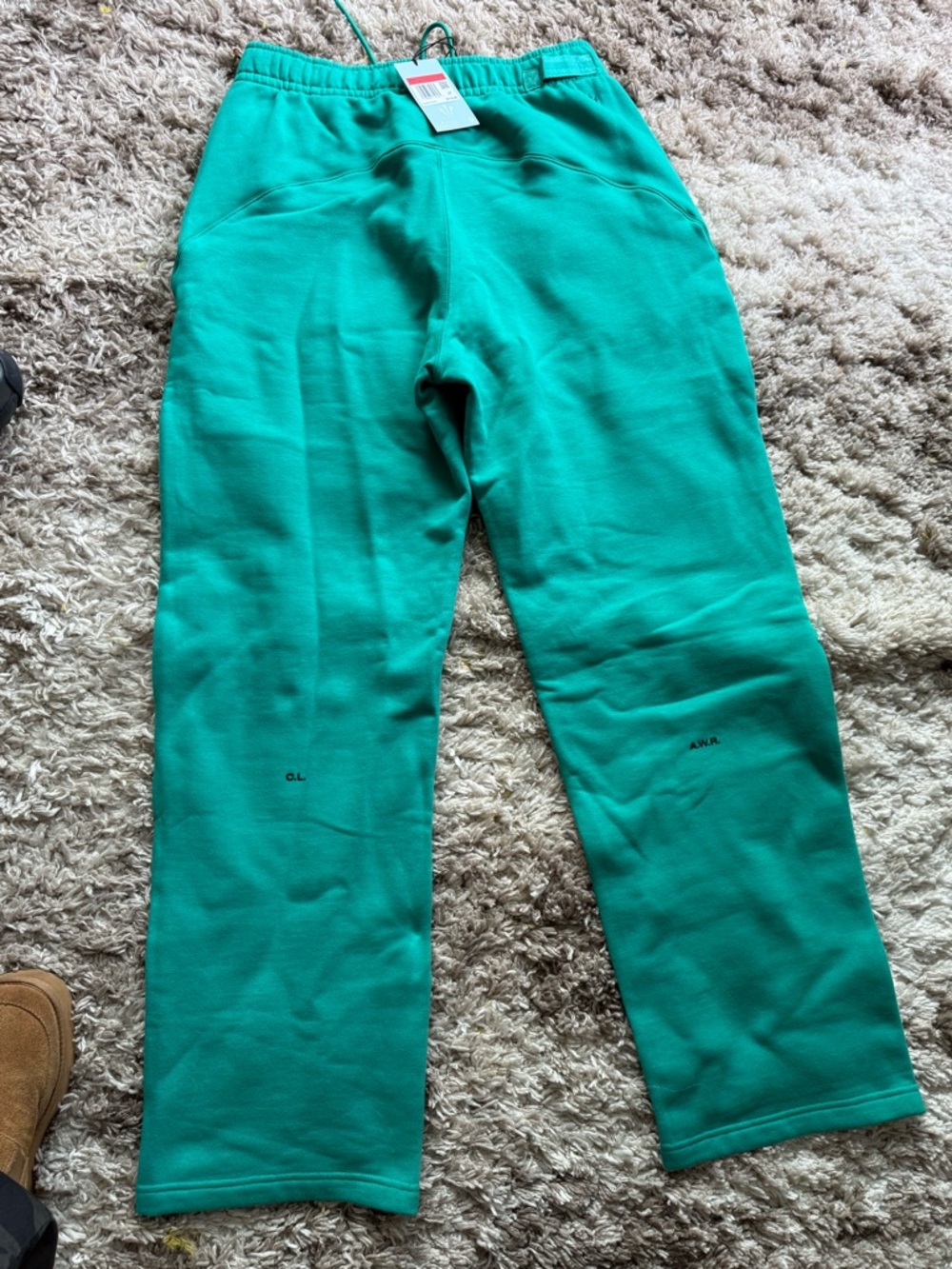 Nike Nocta Pant Fleece Neptune Green/Black NEW WITH TAGS - Picture 5 of 10